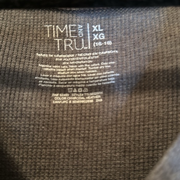 Time and Tru V Neck Henley. XL. Listing is for both shirts. - Picture 3 of 5